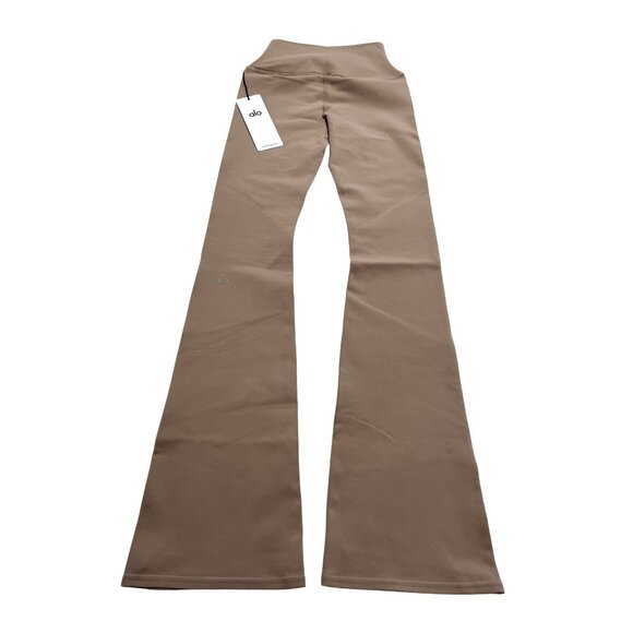 Alo Yoga Airbrush High-Waist Bootcut Legging in Taupe - Picture 3 of 5